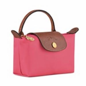 LONGCHAMP LE PLIAGE ORIGINAL MINI POUCH, GRENADINE.